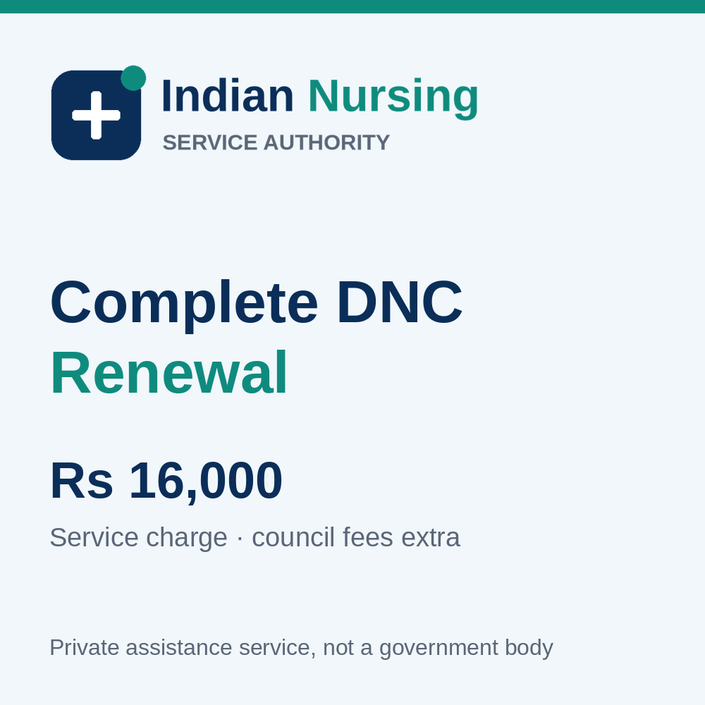 Complete DNC Renewal Guidance (form filling + 150 CNE hours)